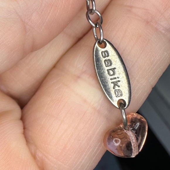 Sabika Playful Textures Natural Crystal Necklace - Picture 5 of 7